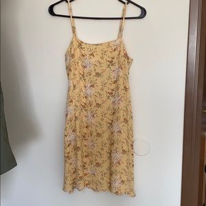 Yellow sun dress.